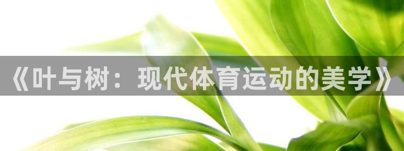 betway西汉姆：《叶与树：现代体育运动的美学》
